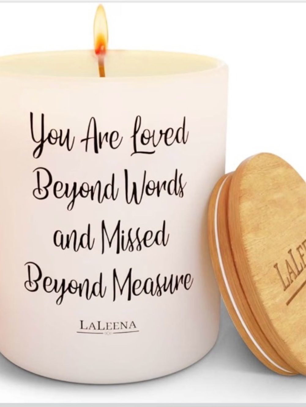 Soy Wax Candle “You are Loved Beyond Words and Missed Beyond Measure” NIB